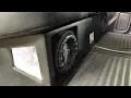 2 DD 2508 Subwoofers Under Seat of Silverado