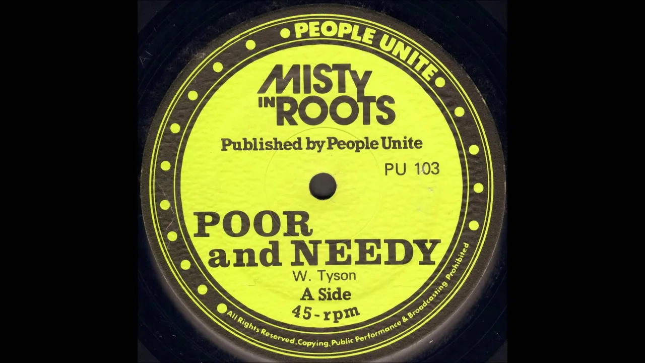 Misty In Roots ‎- Poor And Needy