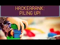 Piling Up HackerRank Python
