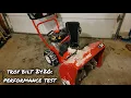 Troy Bilt 2420 Performance Test
