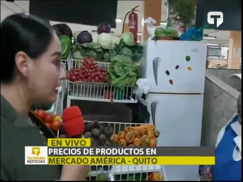 Precios de productos en mercado América - Quito