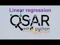 QSAR with python w3-1 linear regression