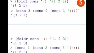 Racket foldr and foldl Recurrence Relationships Practice