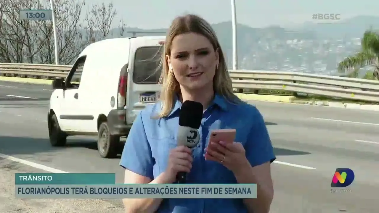 Trânsito de Florianópolis terá bloqueios e alterações neste fim de semana; confira