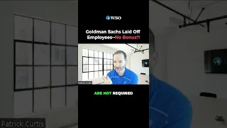 No Bonuses After 12 Months of Hard Work The REALITY of Goldman Sachs Morgan Stanley Layoffs