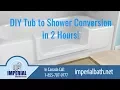 DIY Convert Your Existing Tub to a Step-in Shower from A to Z