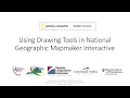 Drawing Tools in National Geographic Mapmaker Interactive