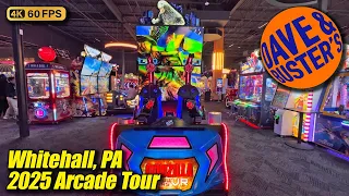 Dave Buster s Lehigh Valley Mall arcade tour Whitehall PA new May 2025 full 4K walkthrough