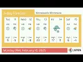 Weather in Minneapolis Minnesota - Monday Feb 10 2025