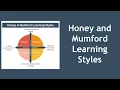 Honey and Mumford Learning Styles