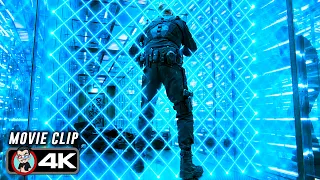 Dodging The Inescapable Lasers | RESIDENT EVIL (2002) Movie CLIP 4K
