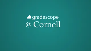 Hadas Ritz on Gradescope