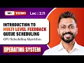 L-2 11 Multilevel Feedback Queue Scheduling Operating System