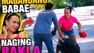 MAGANDANG BABAE NAGING BAKLA "PUBLIC PRANK" | Grabe yung kaba ni kuya