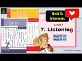 Emar 7 Unit 3 Interests 7 listening