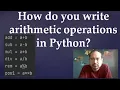 2 Arithmetic operation program in Python