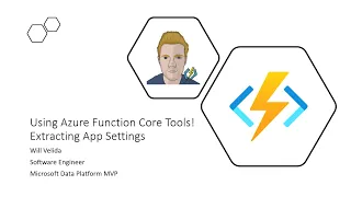Using Azure Functions Core Tools Extracting App Settings