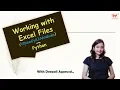 Working with Excel Files using OpenPyxl Module Reading Operations Part-1 Quiz Q10 Hindi