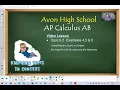 Avon High School - AP Calculus AB
