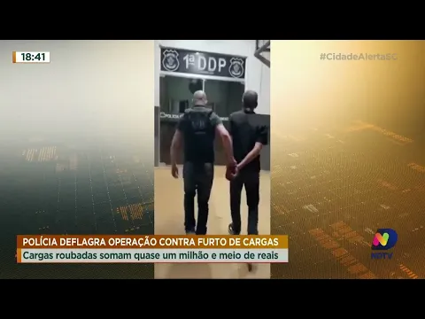 Polícia deflagra operação contra furto de cargas