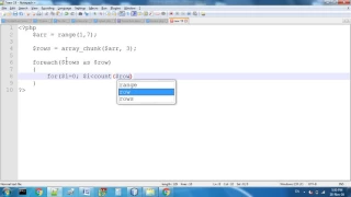 Array Chunk Function In PHP