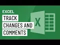 Excel 2016 Track Changes and Comments