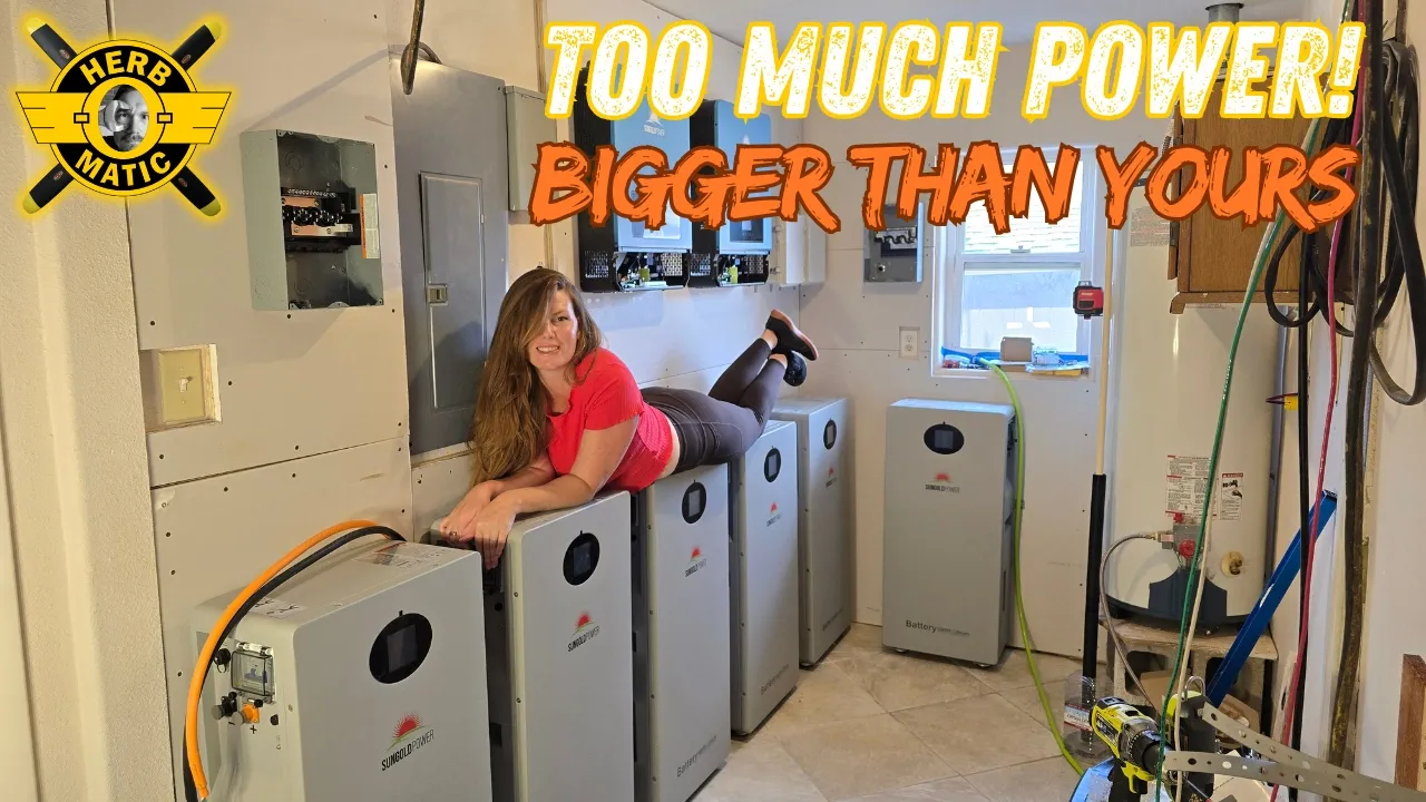 Build a 7X Powerwall for Cheap! | 96kWh DIY Solar Step-by-Step SUNGOLD Power (EP 1)