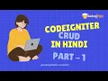 CODEIGNITER CLASS PART 1 - SETUP CODEIGNITER AND DATABASE CREATION
