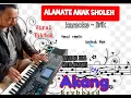 Lagu ALAMATE ANAK SHOLEH - Karaoke lirik || Versi Remix SKA || nada wanita