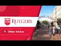 Advice to study in the USA Rutgers University Computer Science