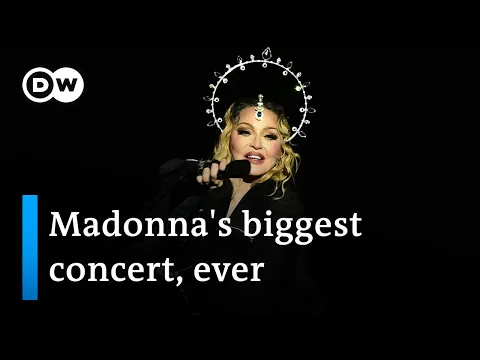 Download MP3 Madonna gives free concert to 1.6 million people on Brazil's Copacabana beach | DW News