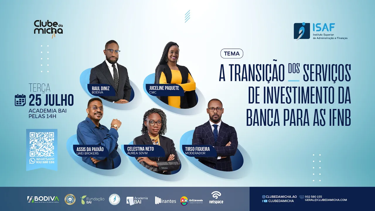 Clube da Micha | Palestra - Transição dos Serviços da Banca para as IFNB [COMPLETA]