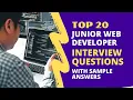 Junior Web Developer Interview Questions and Answers for 2025