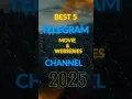 Lagu Top 5 best telegram movies channel tamil🔥| #telegram #download #link #tamil #new #movie #movies