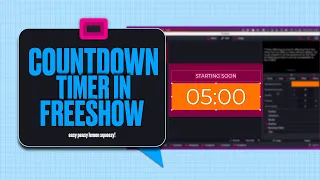 HOW TO CREATE COUNTDOWN TIMER IN FREESHOW FreeShow