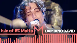 damiano david performs the first time 2025 isle of mtv