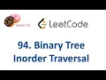 LeetCode Q 94 Binary Tree Inorder Traversal