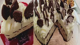 طريقة عمل تشيز كيك بسكويت الشوكولاتة المطعم مع الشيف محمد حامد 