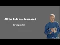 Download Lagu Jeremy Zucker - all the kids are depressed (Lyrics)