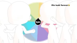 Spin the Wheel Oc Challenge BIG friend group Gacha Club