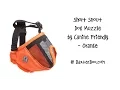 Short Snout Dog Muzzle by Canine Friendly - Orange