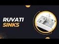 Ruvati 33 inch matte white farmhouse sink