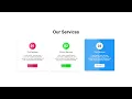 Our Services Section Design using Html CSS with Cool Hover Effects
