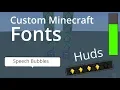 Custom Fonts in Minecraft - Everything you need to know