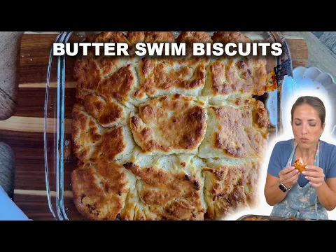 Butter Swim Biscuits - Only 6 Ingredients!