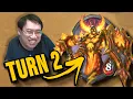TURN 2 RAG Feat Buffed Royal Greatsword Paladin Wizard Duels Hearthstone