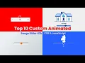 Top 10 Custom Animated Range Slider Using HTML CSS JavaScript Range Slider Using html and css