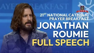 His mercy is not distant Jonathan Roumie at the 2026 National Catholic Prayer Breakfast