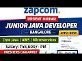 Don t Miss Java Jobs 2026 Zapcom Hiring Freshers Latest Job Openings