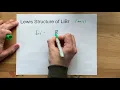 Draw the Lewis Structure of LiBr lithium bromide